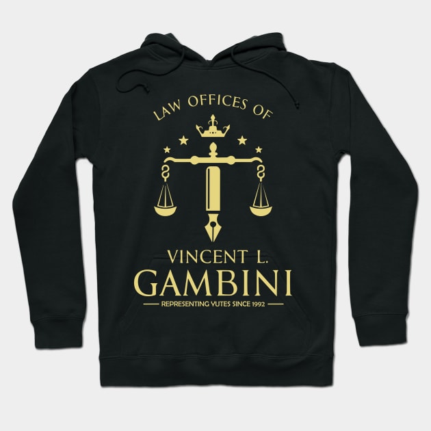 Law Offices of Vincent L. Gambini - Vintage Logo Hoodie by themodestworm